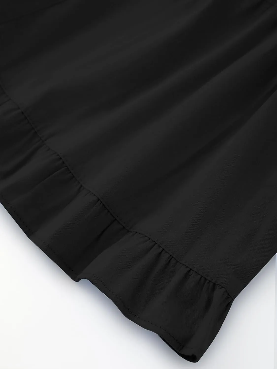 2025 Summer Casual Skorts for Women Boho Beach, Cute Vacation Ruffle Flowy Skater Mini Skirts with Shorts