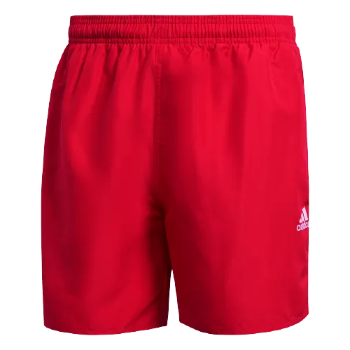 Adidas Solid Men Swim Short Red