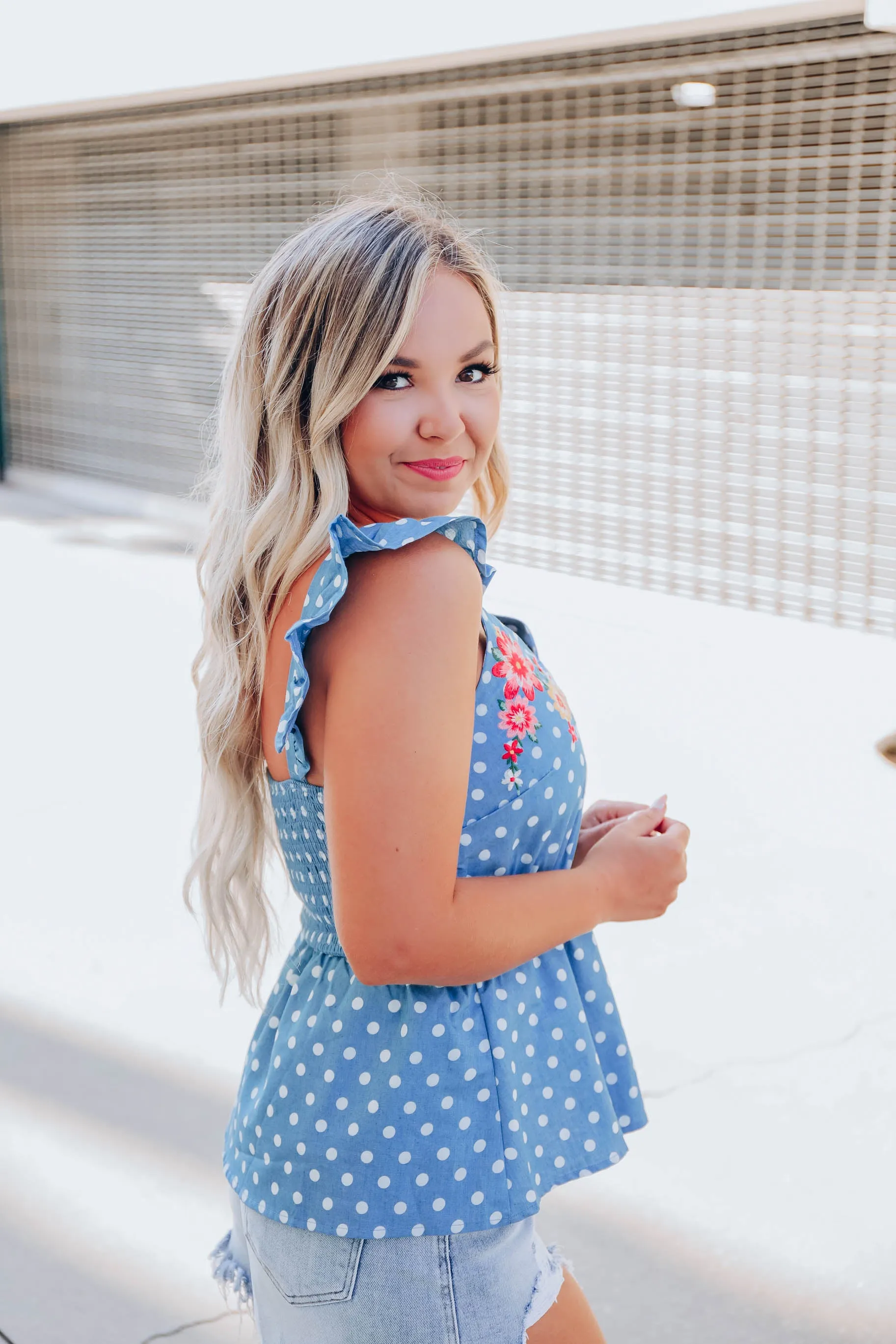 Arizona Polka Dot Blouse