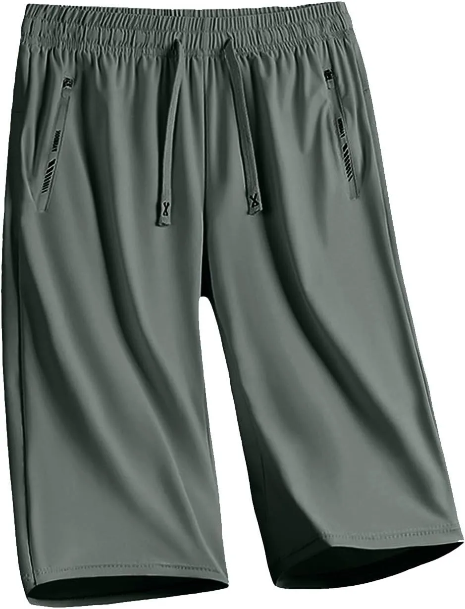 Bermuda Shorts for Women Knee Length Stretch Active Beeswan Long Shorts High Waisted Comfy Quick Dry Hiking Short