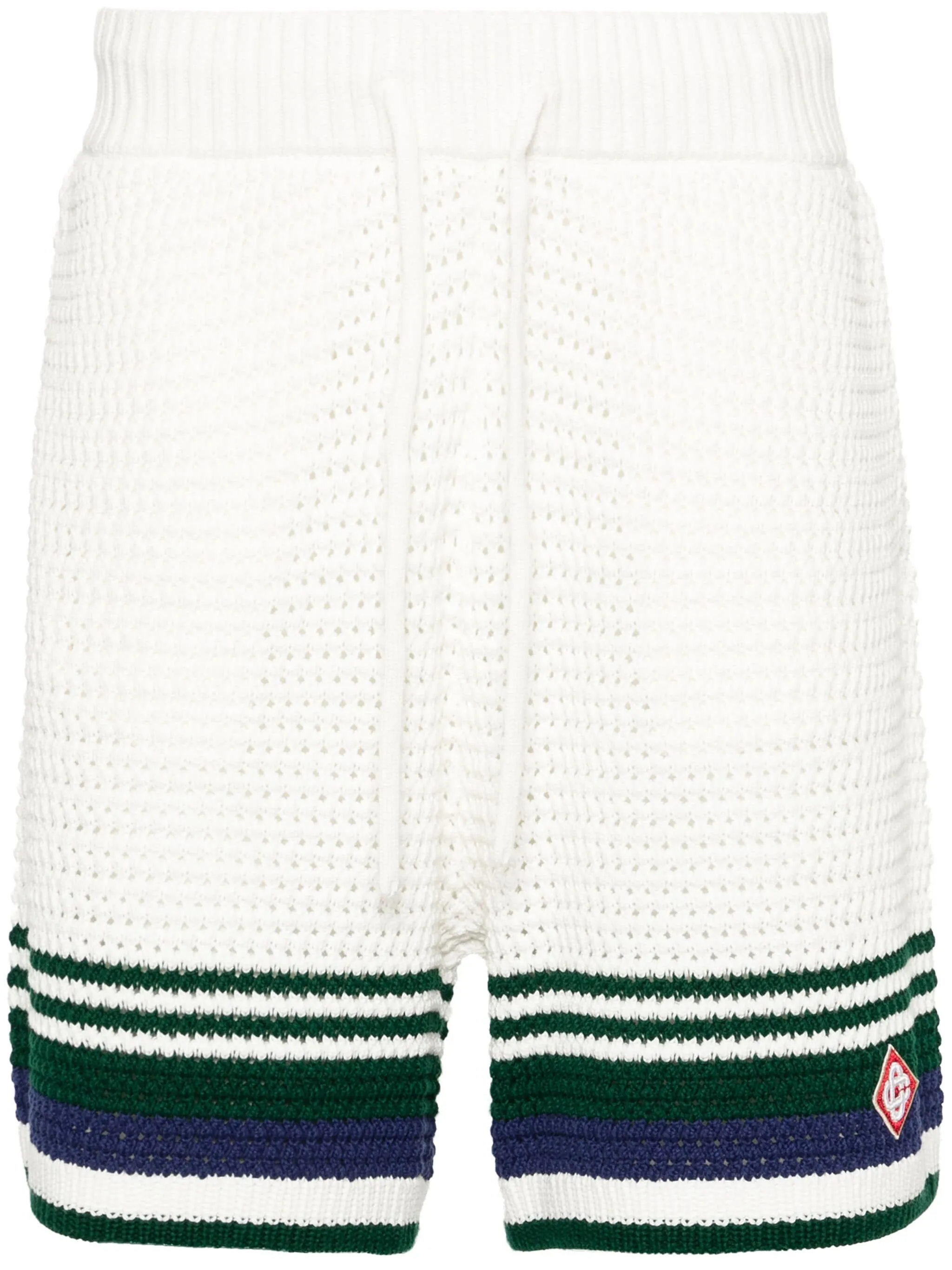 CASABLANCA - Crochet Effect Tennis Short