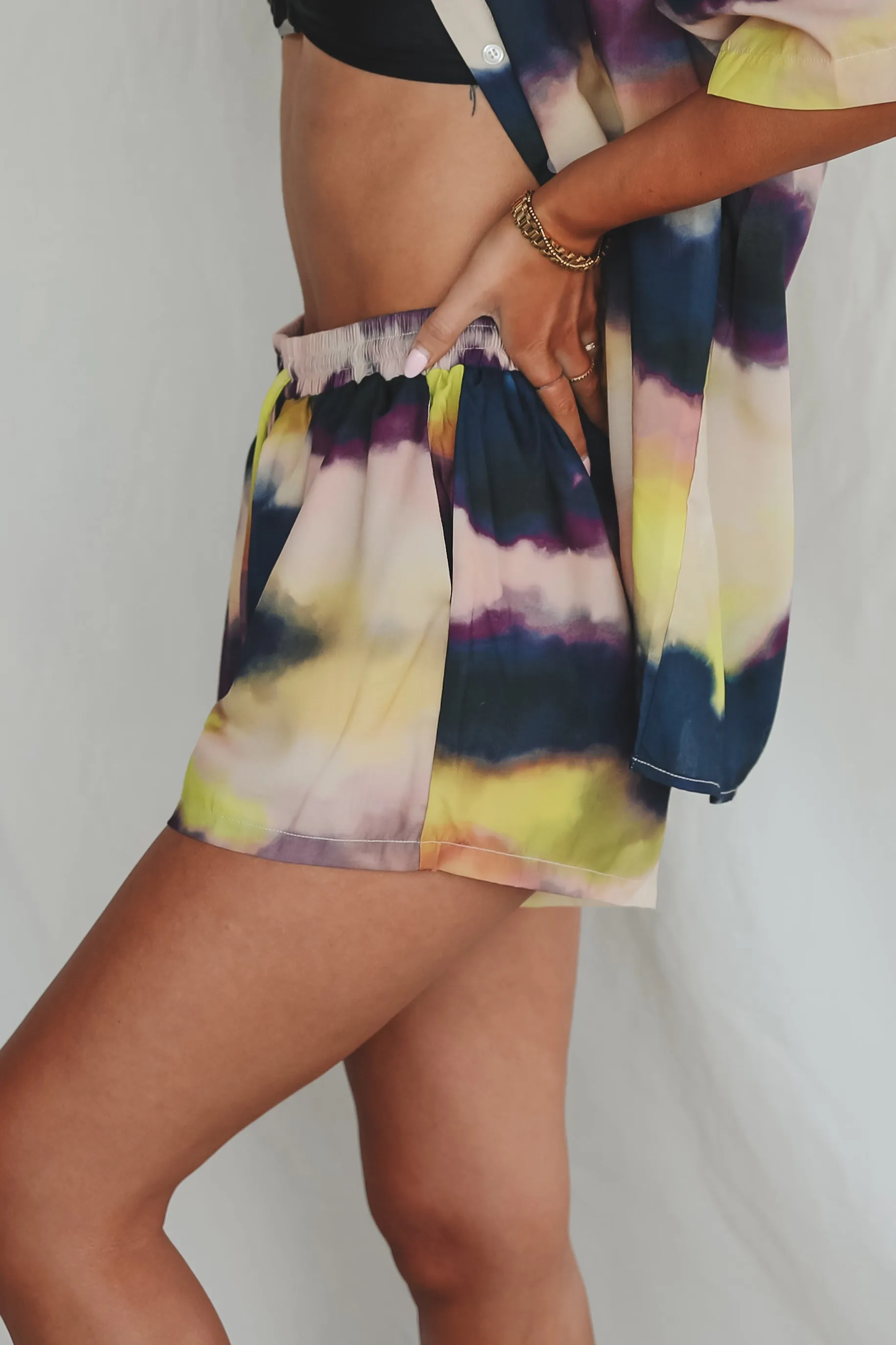 DEAL Talk Beachy To Me Tie Dye Shorts