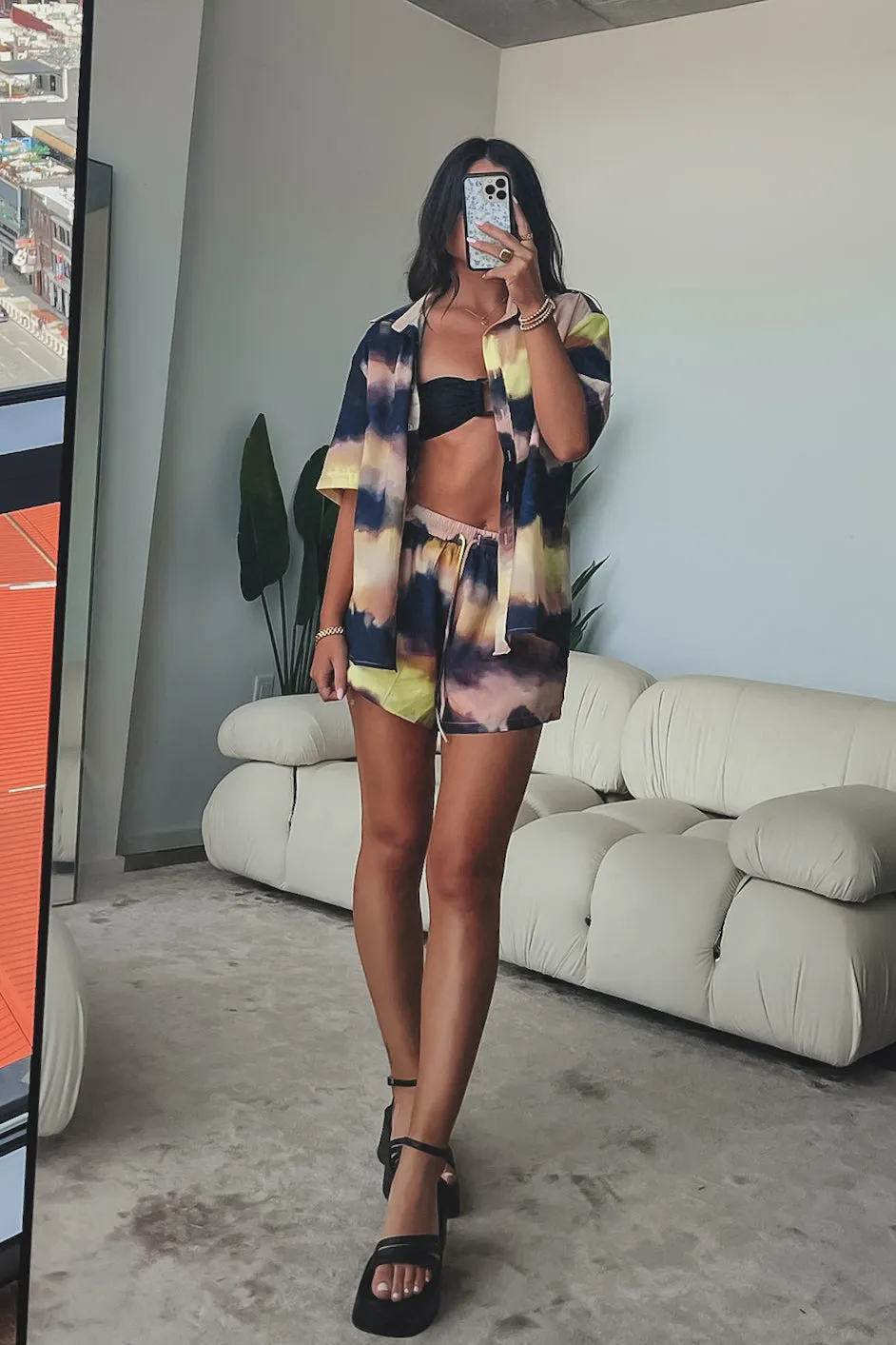 DEAL Talk Beachy To Me Tie Dye Shorts