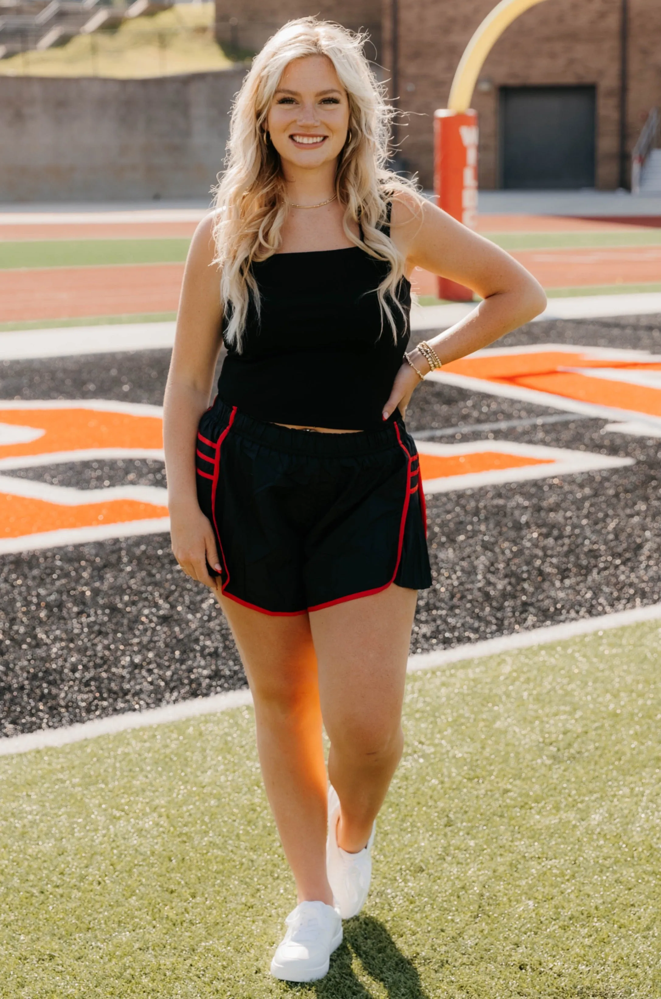 Gameday Pleated Active Shorts - Final Sale 30% off in cart