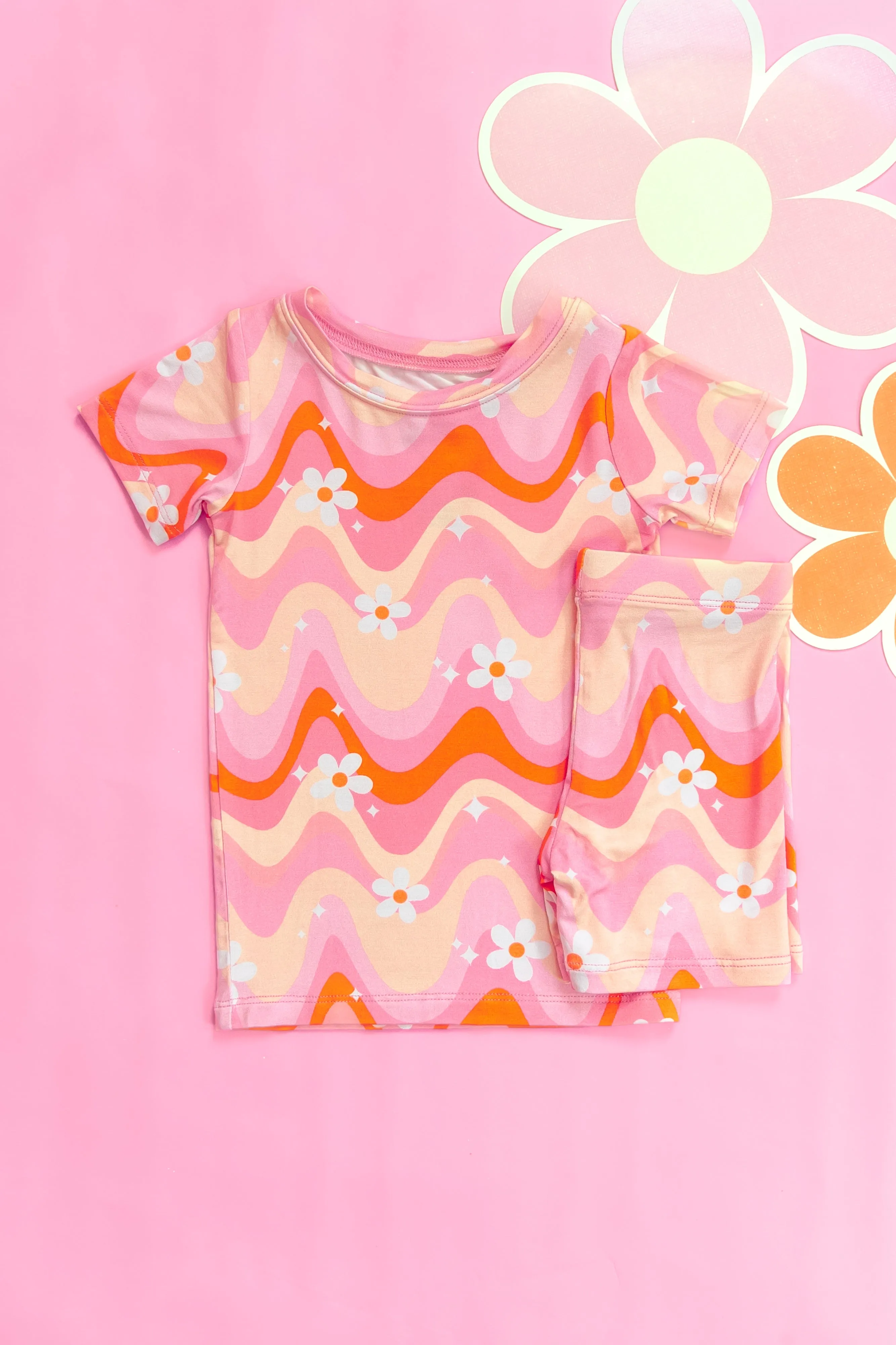 Groovy Floral Dream Short Set
