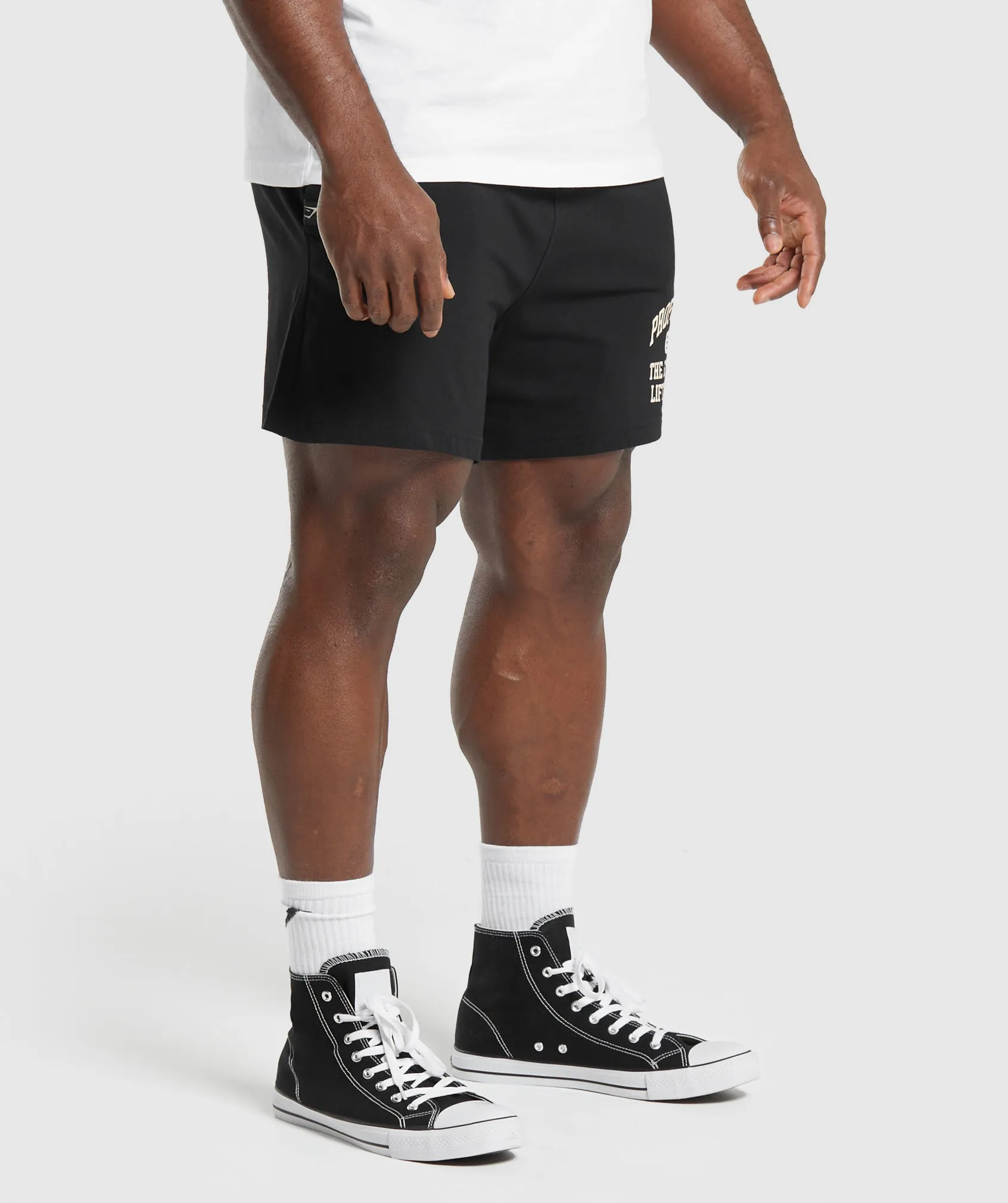 Gymshark Lightweight Jersey Shorts - Black