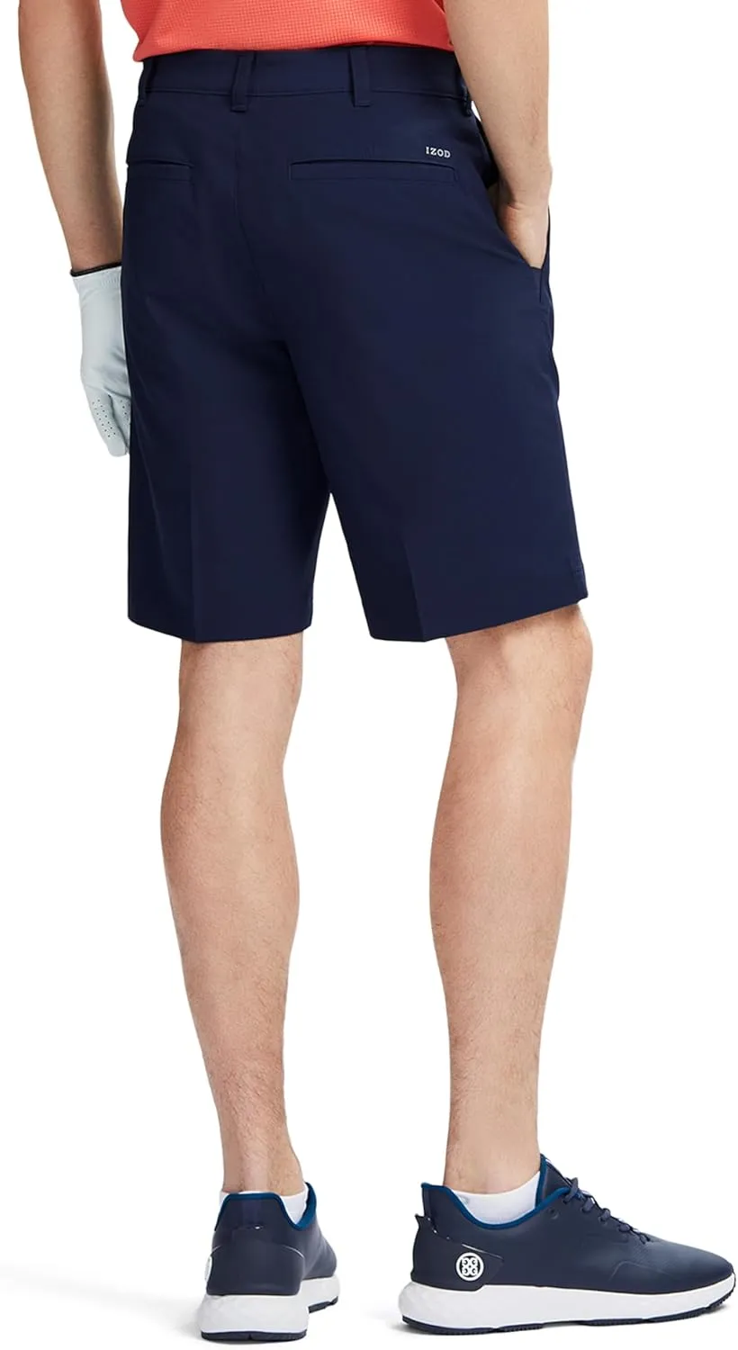 IZOD Men's Golf 9.5" Swingflex Stretch Straight Fit Short