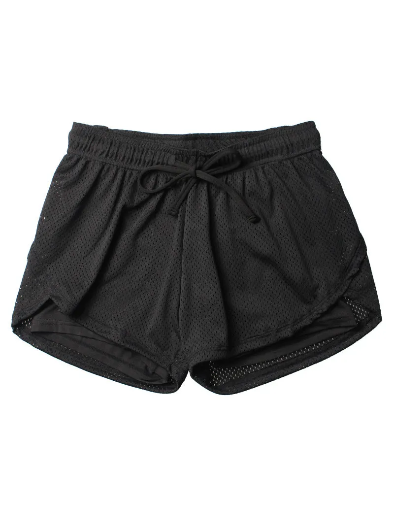 Layer Shorts Women Skinny Fitness Shorts Women