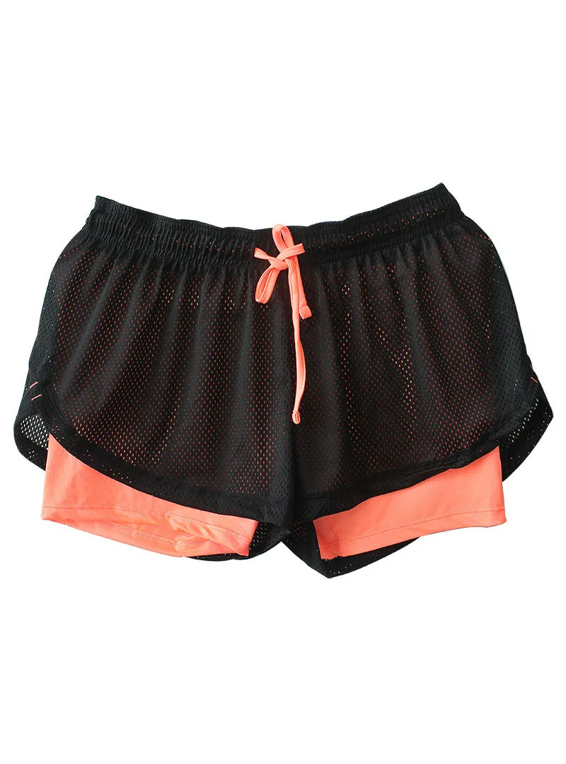 Layer Shorts Women Skinny Fitness Shorts Women