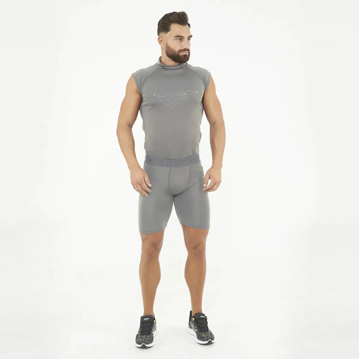 Legea Ironboy Compression Shorts Grey