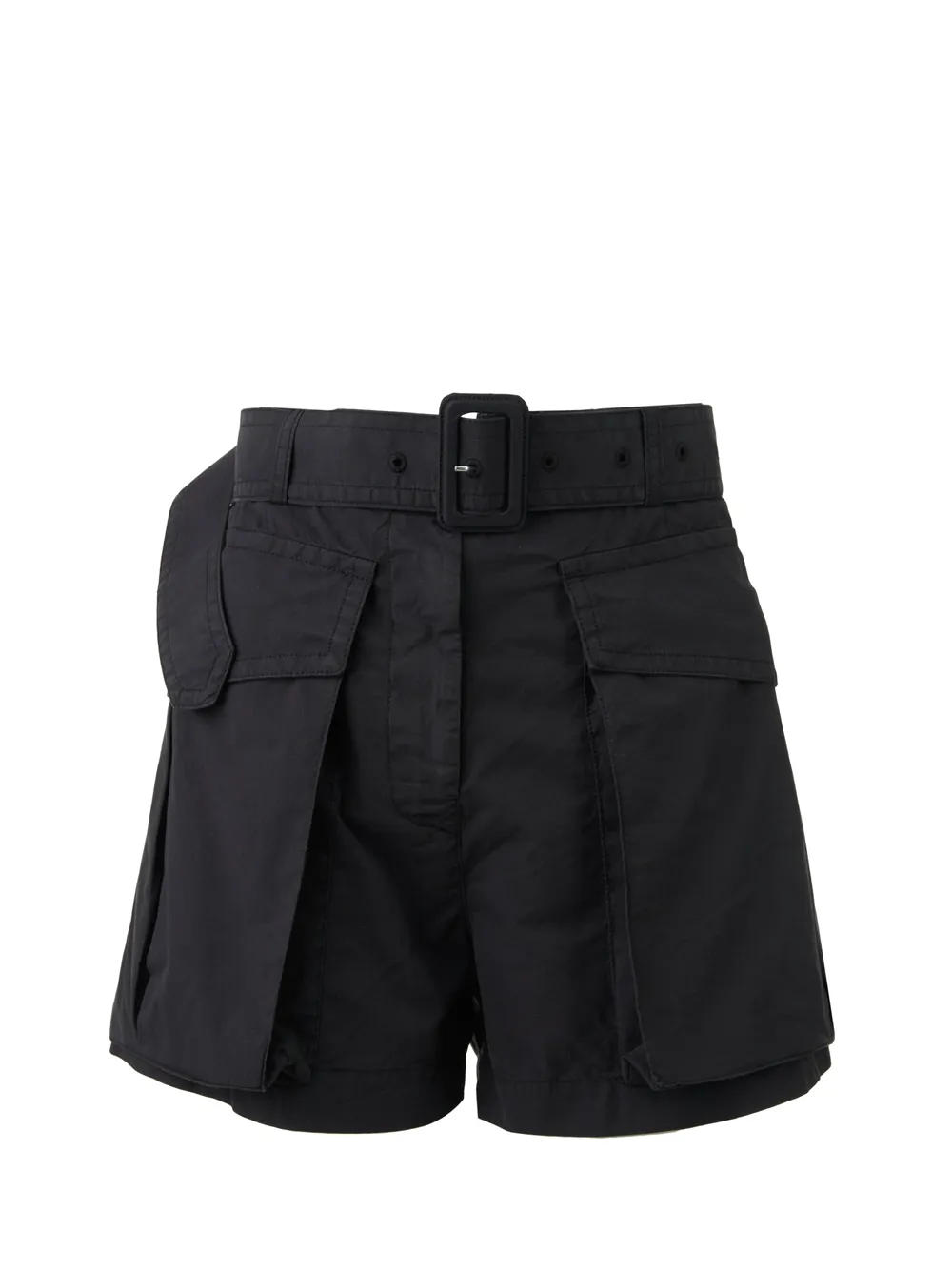 Lightweight Overdyed Cotton Shorts