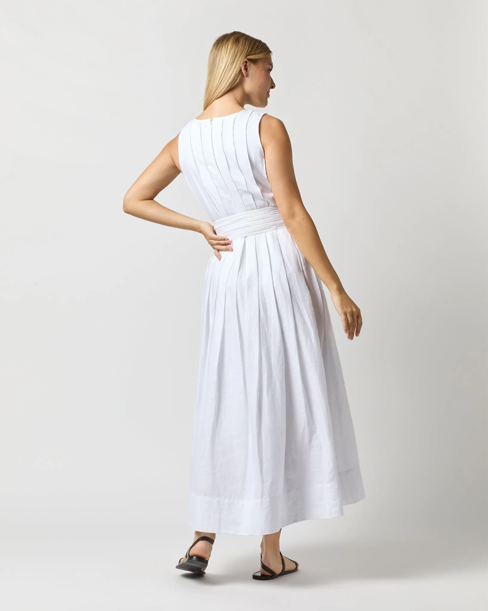 Pleated Jill Dress