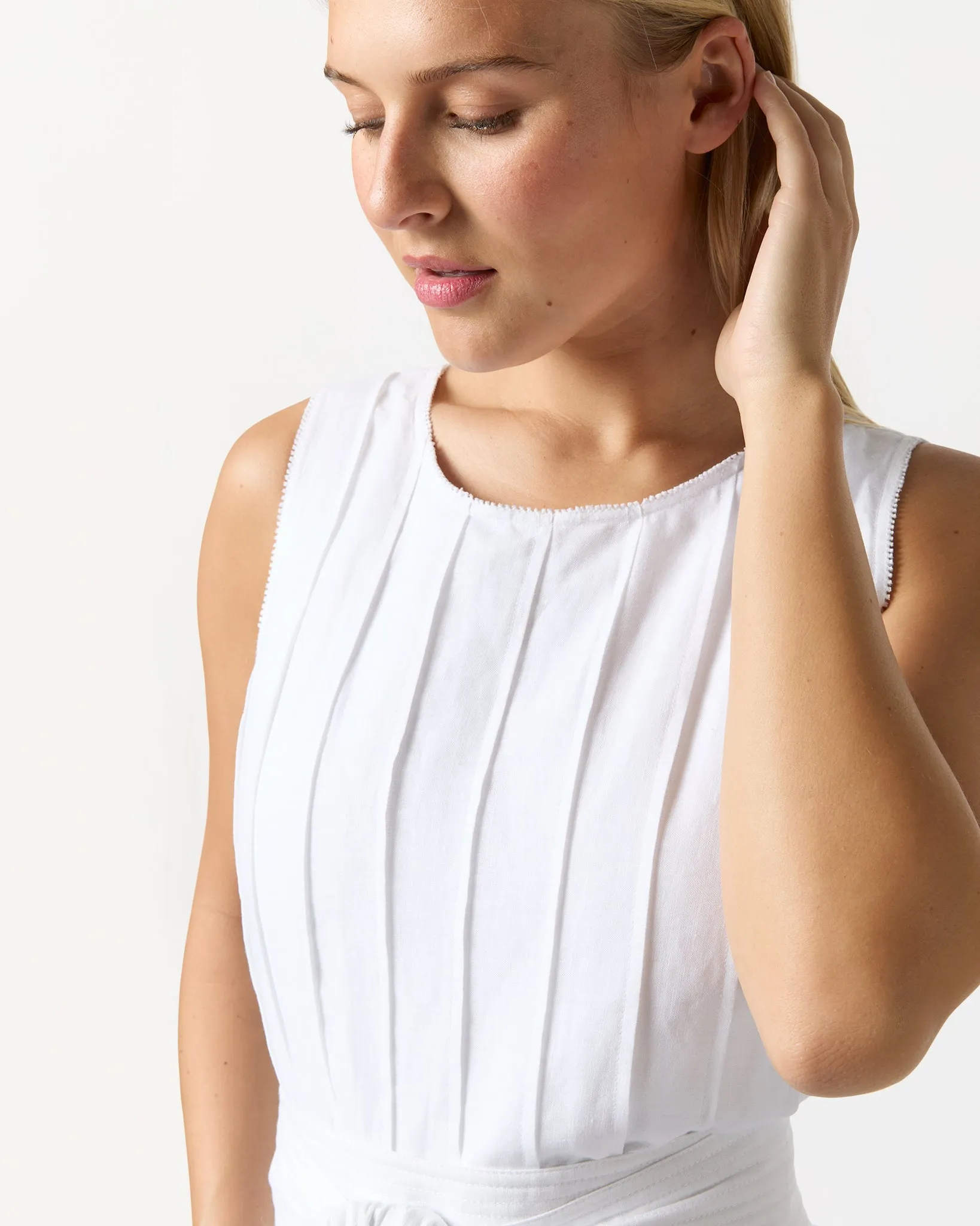 Pleated Jill Dress