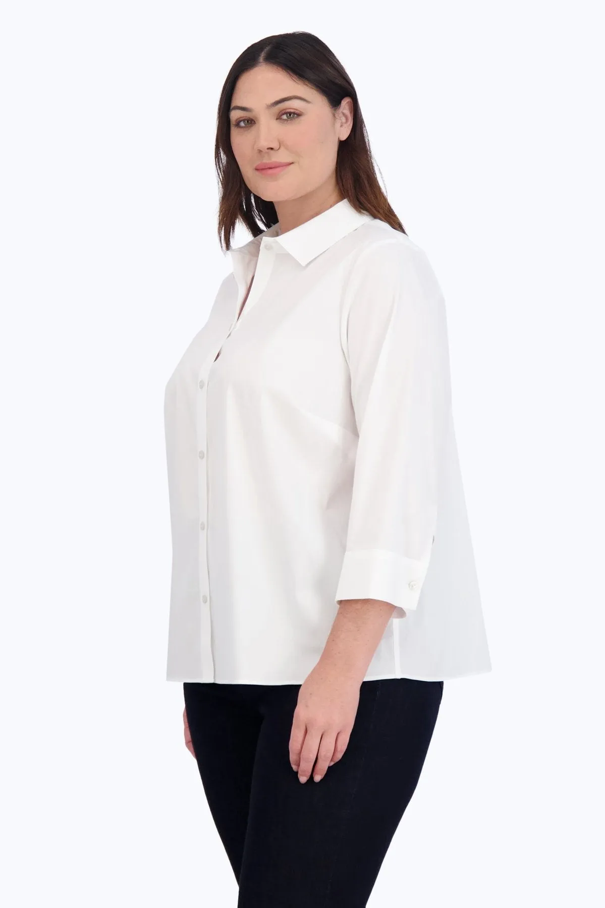 Sandra Plus Stretch No Iron Shirt