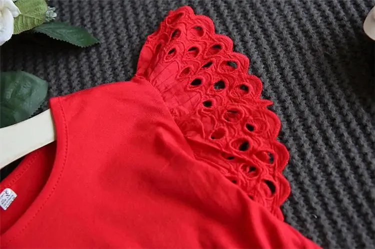 Shorts and Frill Shirt Set