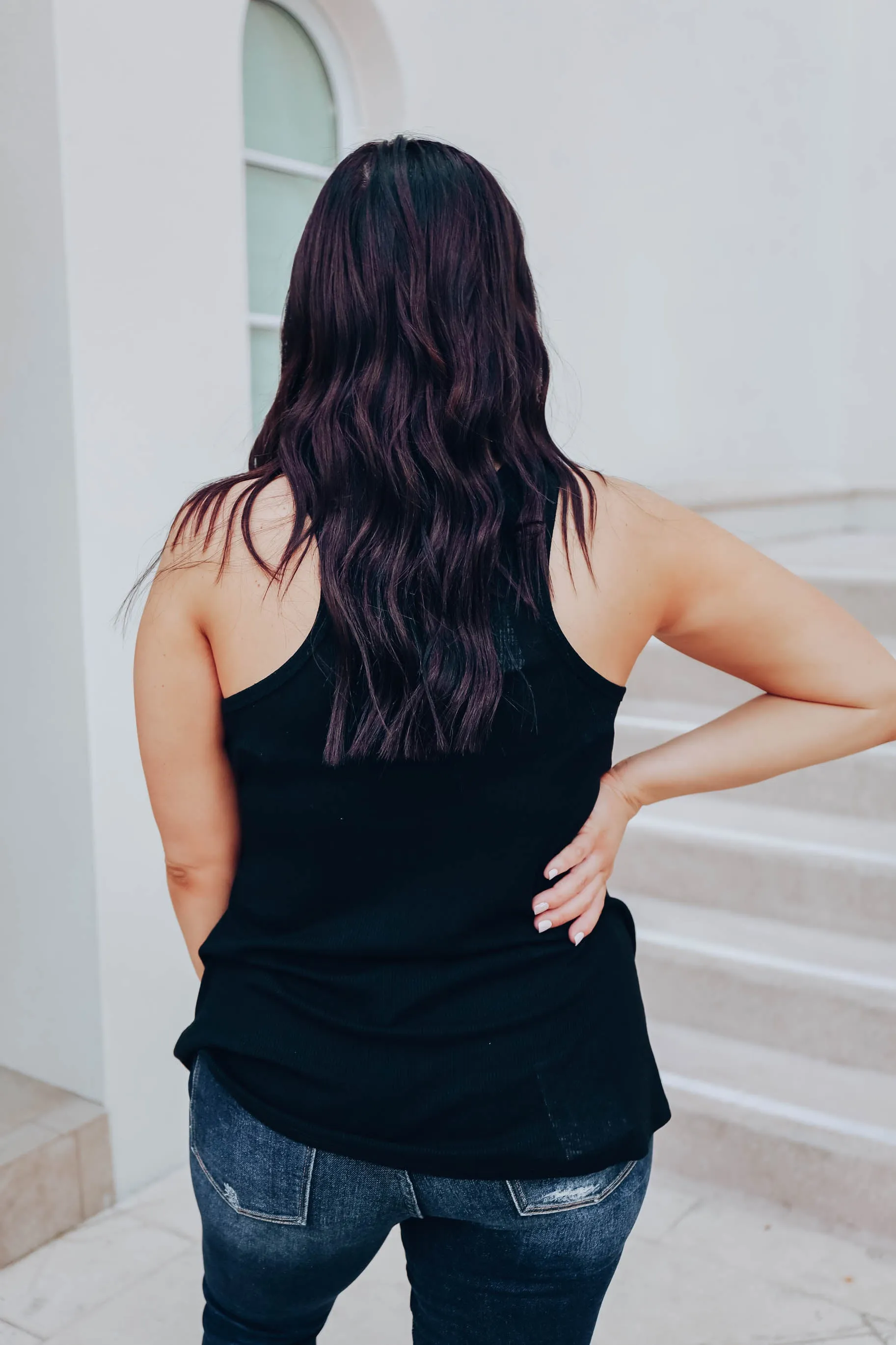 Tacoma Racer Back Tank S-3X - Black