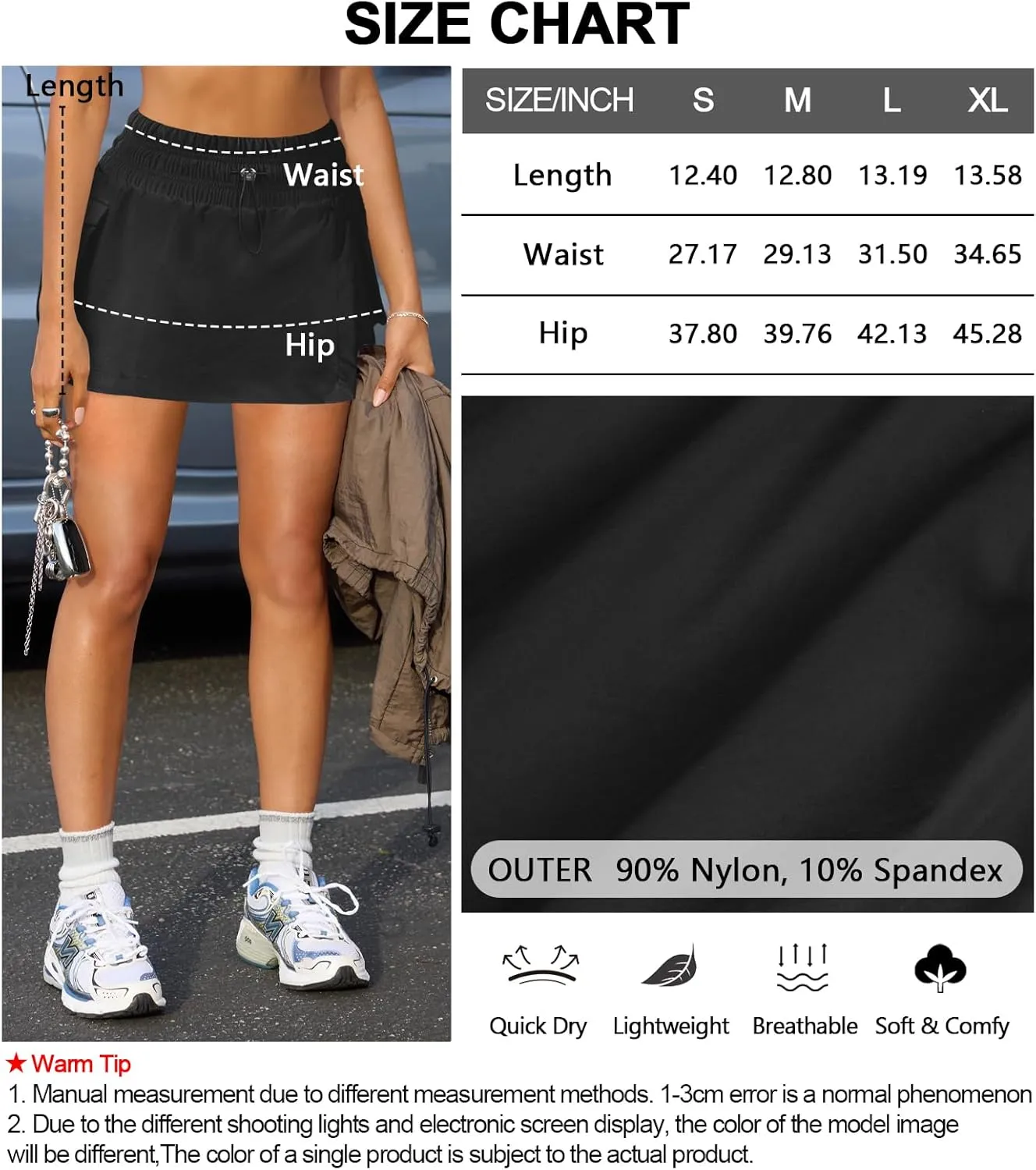 Women's Athletic Tennis Cargo Mini Skirt Skort for Women High Waisted Side Slit Pleated Golf Skater Skirts with Shorts Pocket