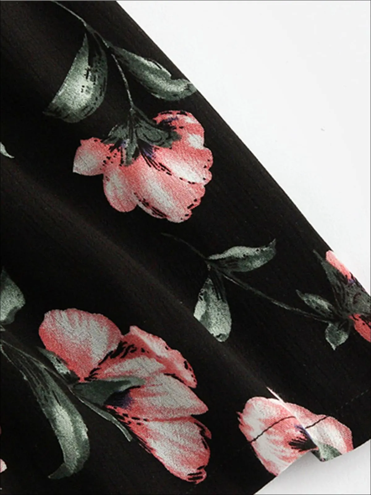Women's Bow Tie Waist Pleated Floral Shorts