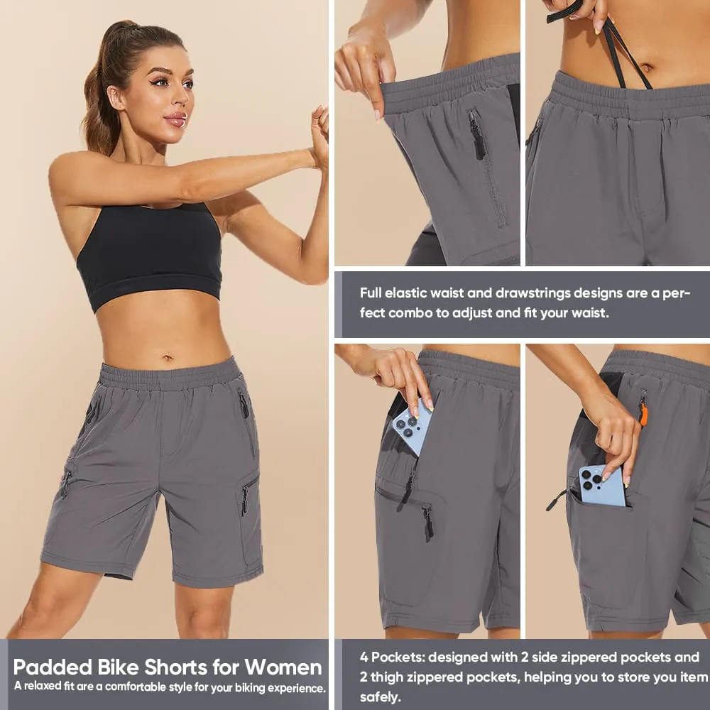 Women's Padded Mountain Bike Shorts 07