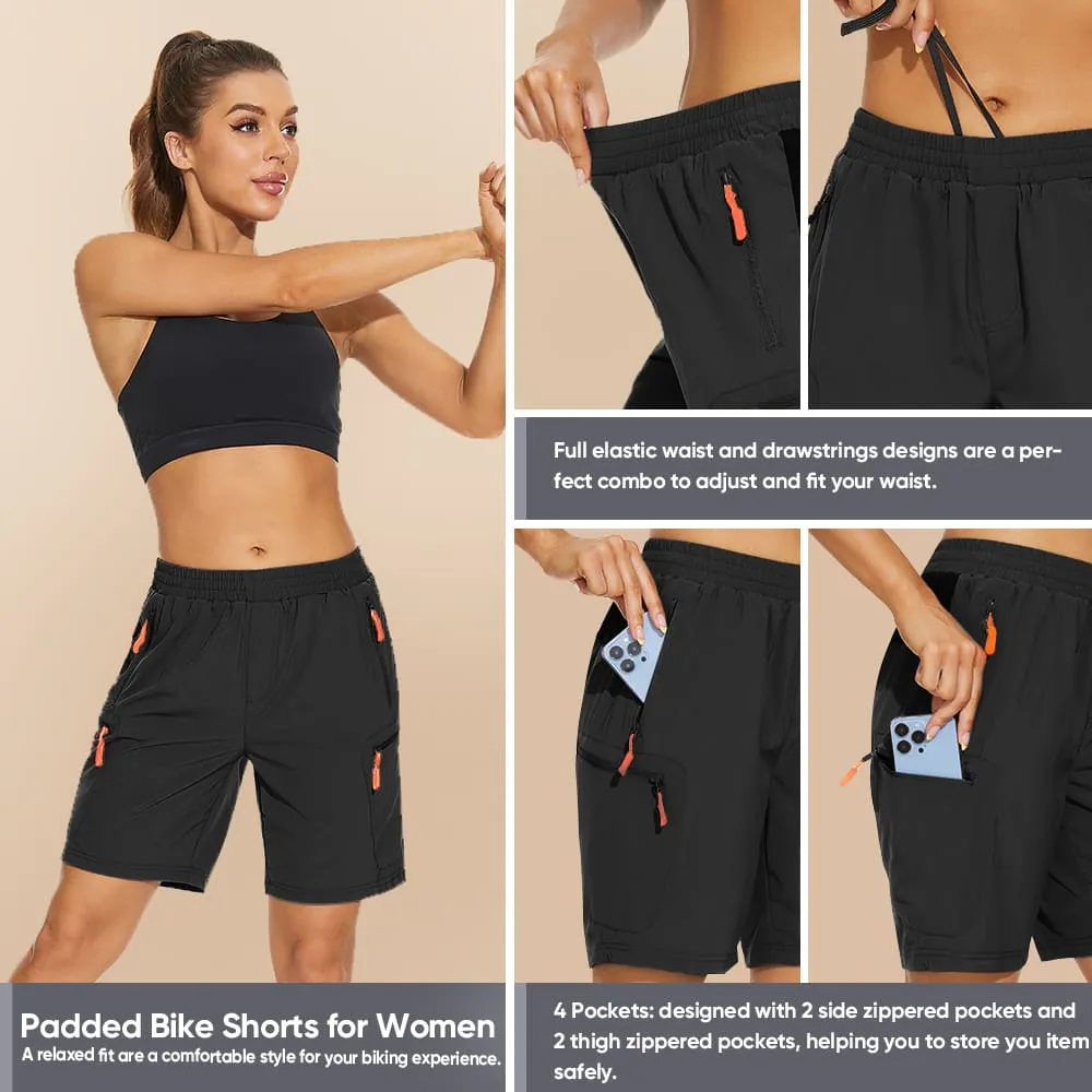 Women's Padded Mountain Bike Shorts 07