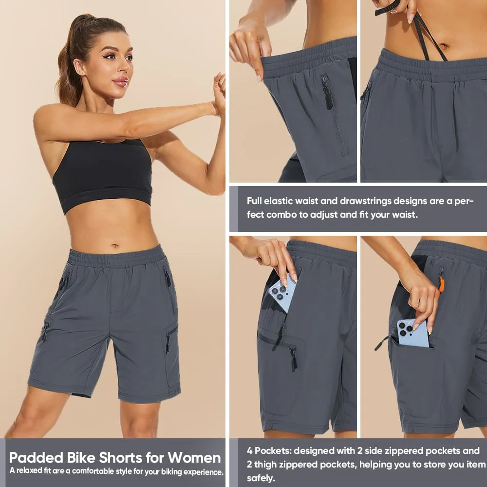 Women's Padded Mountain Bike Shorts 07